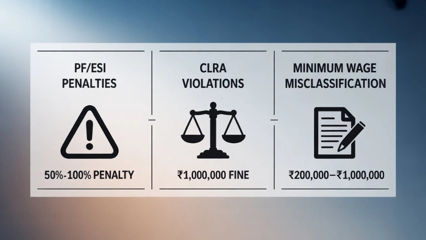 Penalties for HR compliance violations